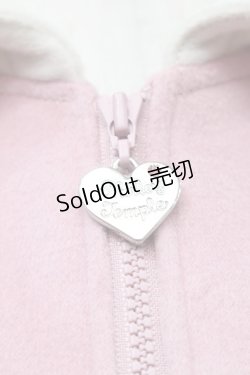 画像5: Shirley Temple / セーラー襟ブルゾン  ピンクｘオフ S-25-09-23-021-ET-JA-AS-ZS