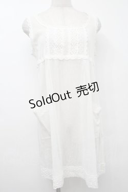 画像1: Jane Marple / ドットチュールチュニック  オフ S-25-09-23-003-JM-OP-AS-ZS