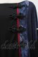 画像4: Qutie Frash / 着物袖ロングカットソー  黒ｘ青 S-25-09-23-024-QU-TO-AS-ZS (4)