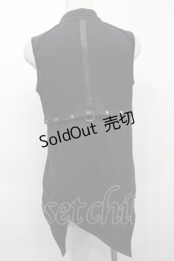 画像2: Ozz Croce / Echoes of Apocalypse 2WAYタンク  黒 S-25-09-23-026-OO-TO-AS-ZS