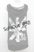 MAD / ドレープタンクトップ  黒 S-25-09-23-027-PU-TO-AS-ZS