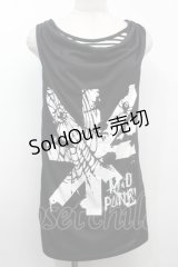 MAD / ドレープタンクトップ  黒 S-25-09-23-027-PU-TO-AS-ZS