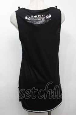 画像2: MAD / ドレープタンクトップ  黒 S-25-09-23-027-PU-TO-AS-ZS