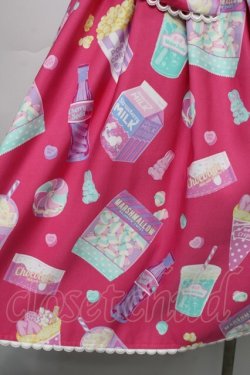 画像3: Angelic Pretty / Fancy Candyジャンパースカート  ピンク S-25-09-23-031-AP-OP-AS-ZS