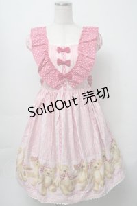 Shirley Temple / テディベアワンピース 160 ピンク S-25-09-23-032-ET-OP-AS-ZS