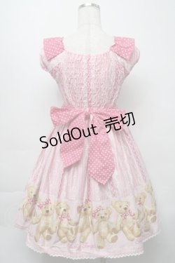 画像2: Shirley Temple / テディベアワンピース 160 ピンク S-25-09-23-032-ET-OP-AS-ZS