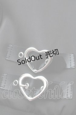 画像3: Ank Rouge / パールｘハートベルトパーカー  黒 S-25-09-24-030-CA-TO-HR-ZS