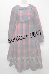 FLC / 皆方由衣コラボ MINA*タータンチェックワンピース   S-25-09-24-034-LO-OP-HR-ZS