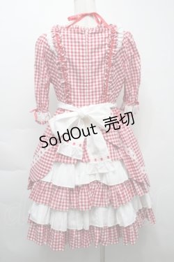 画像2: Angelic Pretty / Heart CafeワンピースSet  赤 S-25-09-24-036-AP-OP-AS-ZS