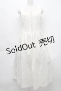 axes femme / コルセット風ジャカードジャンパースカート  キナリ S-25-09-24-040-AX-OP-HR-ZS