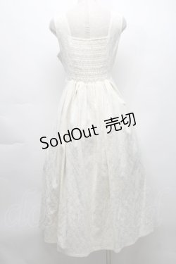 画像2: axes femme / コルセット風ジャカードジャンパースカート  キナリ S-25-09-24-040-AX-OP-HR-ZS