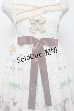 画像3: 中国ロリータ / 千鶴ワンピース  オフ S-25-09-24-041-LO-OP-AS-ZS