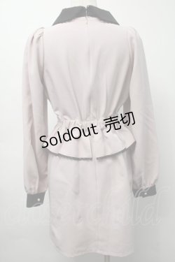 画像2: Honey Cinnamon / ペプラムワンピース  ピンク S-25-09-24-043-LO-OP-AS-ZS