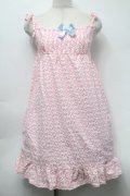 Nile Perch / リボンベビードール  オフｘピンク S-25-09-24-047-LO-OP-AS-ZT1008S