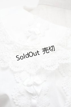 画像6: BABY,THE STARS SHINE BRIGHT / シェリルレーシィブラウス  白 S-25-09-24-004-BA-BL-HR-ZS