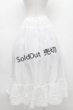 画像2: PINK HOUSE / フリルスカート  白 S-25-09-24-058-LO-SK-HR-ZS