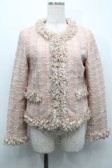 PINK HOUSE / ツイードジャケット  ピンク S-25-09-24-011-LO-JA-AS-ZS