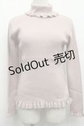 PINK HOUSE / ロゴ入りタートルニットセーター  ピンク S-25-09-24-012-LO-TO-AS-ZS