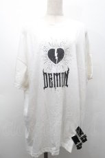 画像1: 【SALE】Ank Rouge / ゴシックプリントBigTe  白 S-25-09-24-003-CA-TS-HR-ZT051 (1)