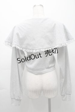 画像2: Ank Rouge / キラキラロゴドロストミニパーカー  グレー S-25-09-24-021-CA-TO-HR-ZS