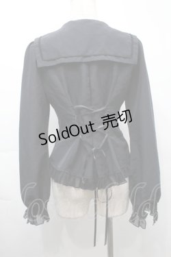 画像2: LAPIN AGILL / アルティーセーラーブラウス  黒 S-25-09-24-026-EL-BL-AS-ZS