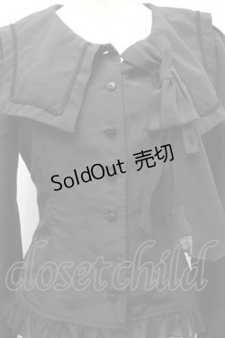 画像3: LAPIN AGILL / アルティーセーラーブラウス  黒 S-25-09-24-026-EL-BL-AS-ZS