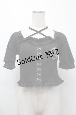 画像1: Ank Rouge / ゴシックテレコ  黒 S-25-09-24-027-CA-TO-HR-ZS