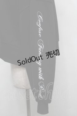 画像3: Ank Rouge / ロゴプリントショートパーカー  黒 S-25-09-24-029-CA-TO-HR-ZS