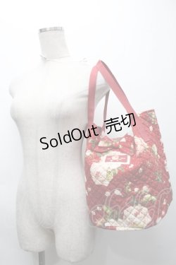 画像2: PINK HOUSE / ベリーローズ柄バケツバッグ  赤 S-25-09-25-029-LO-BG-AS-ZT501