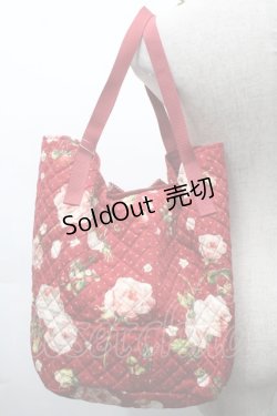 画像4: PINK HOUSE / ベリーローズ柄バケツバッグ  赤 S-25-09-25-029-LO-BG-AS-ZT501