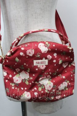 画像2: PINK HOUSE / ベリーローズ柄3WAYミニバッグ  赤 S-25-09-25-031-LO-BG-AS-ZS