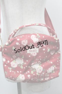 画像2: PINK HOUSE / ベリーローズ柄3WAYミニバッグ  赤 S-25-09-25-031-LO-BG-AS-ZS