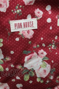 画像4: PINK HOUSE / ベリーローズ柄3WAYミニバッグ  赤 S-25-09-25-031-LO-BG-AS-ZS