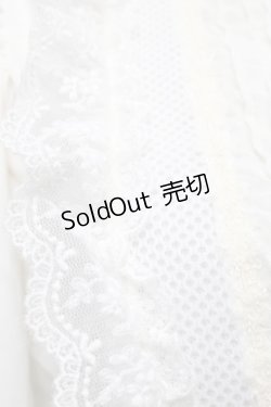 画像4: alice auaa / スタンドカラーシフォンブラウス  白 S-25-09-25-037-AA-BL-HR-ZS