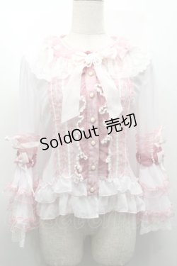 画像1: BABY,THE STARS SHINE BRIGHT / Cream Doll Princessブラウス  ピンク S-25-09-25-039-BA-BL-HR-ZS