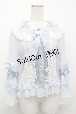 画像1: BABY,THE STARS SHINE BRIGHT / Cream Doll Princessブラウス  ブルー S-25-09-25-040-BA-BL-HR-ZS