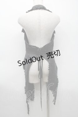 画像2: NAOTO SEVEN / 鱗レザーベスト  黒 S-25-09-25-042-HN-TO-HR-ZS