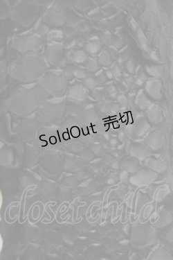 画像6: NAOTO SEVEN / 鱗レザーベスト  黒 S-25-09-25-042-HN-TO-HR-ZS