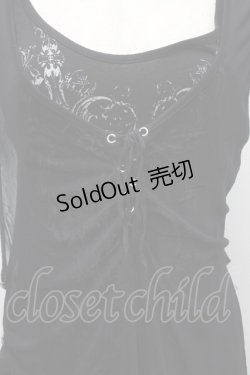 画像3: STEAM / チュール重ねノースリーブトップス  黒 S-25-09-25-043-HN-OP-HR-ZS