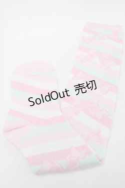 画像1: Angelic Pretty / キャンディボーダーオーバーニー  ピンクｘミント S-25-09-25-006-AP-AC-HR-ZS