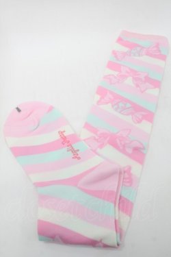 画像2: Angelic Pretty / キャンディボーダーオーバーニー  ピンクｘミント S-25-09-25-006-AP-AC-HR-ZS