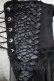 画像3: NAOTO SEVEN / 鱗レザーコルセットオーバースカート  黒 S-25-09-25-052-HN-JA-HR-ZS
