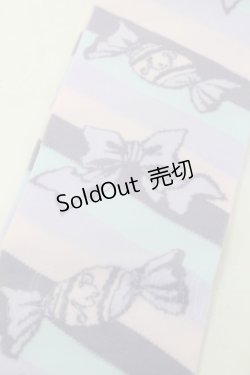 画像3: Angelic Pretty / キャンディボーダーオーバーニー  ラベンダーｘピンク S-25-09-25-007-AP-AC-HR-ZS