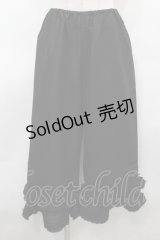 PINK HOUSE / フリル使いローンドロワーズ  黒 S-25-09-25-060-LO-PA-AS-ZS