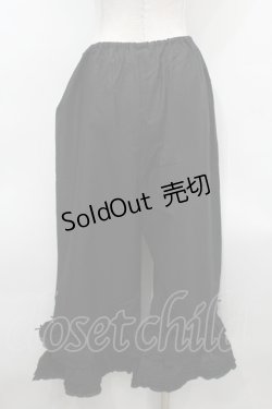 画像2: PINK HOUSE / フリル使いローンドロワーズ  黒 S-25-09-25-060-LO-PA-AS-ZS