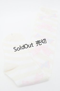 画像1: Angelic Pretty / キャンディボーダーオーバーニー  アイボリー S-25-09-25-009-AP-AC-HR-ZS