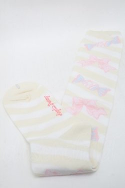画像2: Angelic Pretty / キャンディボーダーオーバーニー  アイボリー S-25-09-25-009-AP-AC-HR-ZS