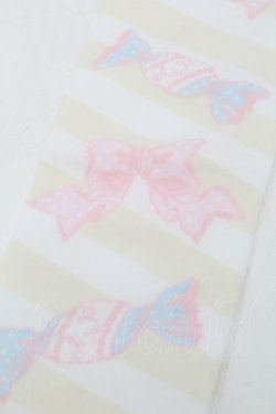 画像3: Angelic Pretty / キャンディボーダーオーバーニー  アイボリー S-25-09-25-009-AP-AC-HR-ZS