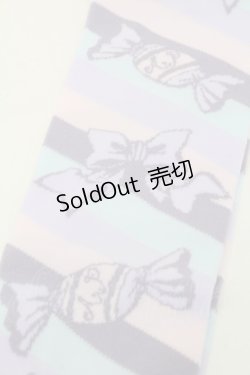 画像3: Angelic Pretty / キャンディボーダーオーバーニー  ラベンダーｘピンク S-25-09-25-011-AP-AC-HR-ZS