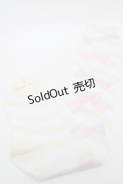 画像1: Angelic Pretty / キャンディボーダーオーバーニー  アイボリー S-25-09-25-012-AP-AC-HR-ZS